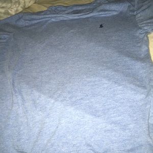 Blue polo shirt